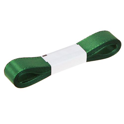 Prodotto Nastro decorativo verde nastro regalo orlato verde scuro 15 mm 3 m x 10 pezzi