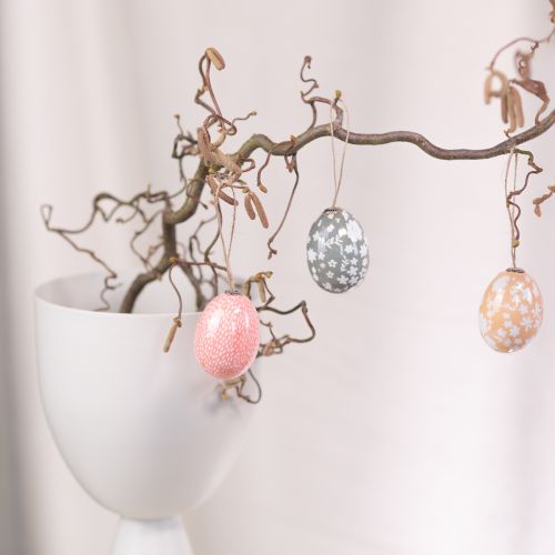 Prodotto Decorazioni a forma di uova di Pasqua come idee decorative. Deliziosi accessori per decorazioni pasquali, 6 cm, 6 pezzi.