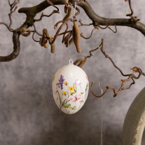 Prodotto Uova di Pasqua con motivi primaverili e floreali, decorazione pasquale di alta qualità, 6 cm, 6 pezzi