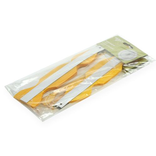 Floristik24 Favo fiore giallo a nido d&#39;ape Ø40cm 4 pezzi