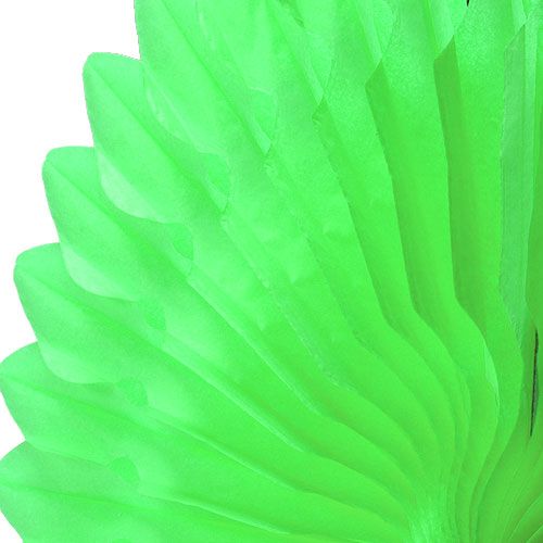 Floristik24 Fiore di carta a nido d&#39;ape verde Ø40cm 4 pezzi