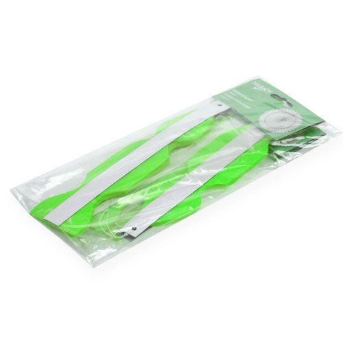 Floristik24 Fiore di carta a nido d&#39;ape verde Ø40cm 4 pezzi