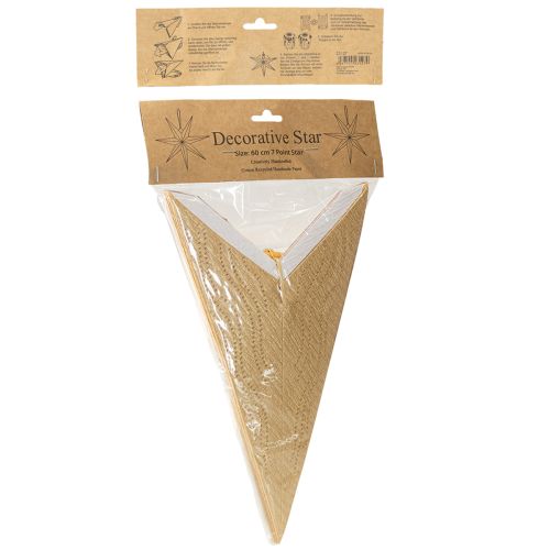 Prodotto Luci natalizie a forma di stella, decorazione a forma di stella di carta, design elegante e festoso