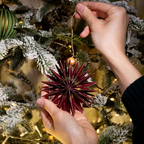 Prodotto Stelle decorative di carta da appendere, perfette per decorazioni festive