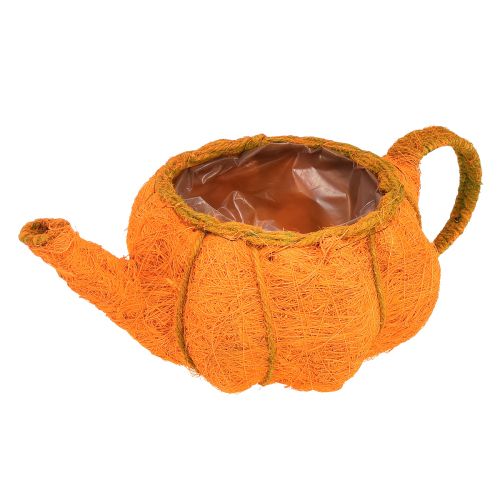 Prodotto Vaso per piante decorazione zucca arancione giallo verde Ø19cm H12cm