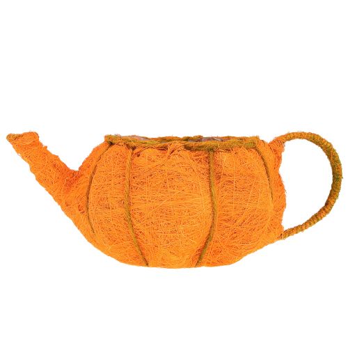 Prodotto Vaso per piante decorazione zucca arancione giallo verde Ø19cm H12cm