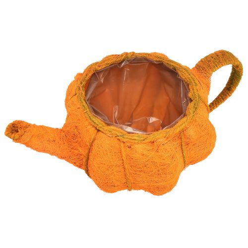 Prodotto Vaso per piante decorazione zucca arancione giallo verde Ø19cm H12cm