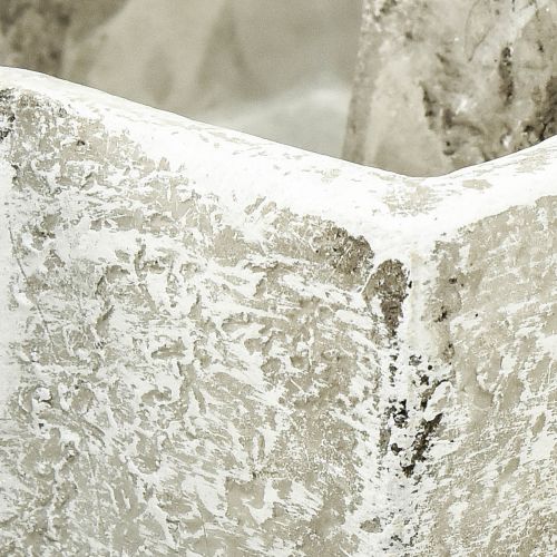 Prodotto Croce per piante in stile cemento, croce per piante, 14,5x21x5 cm