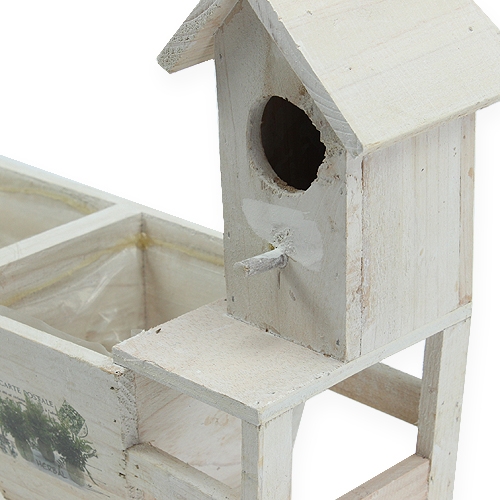Prodotto Scatola di legno con casetta per uccelli 29,5 cm x 12 cm H24 cm
