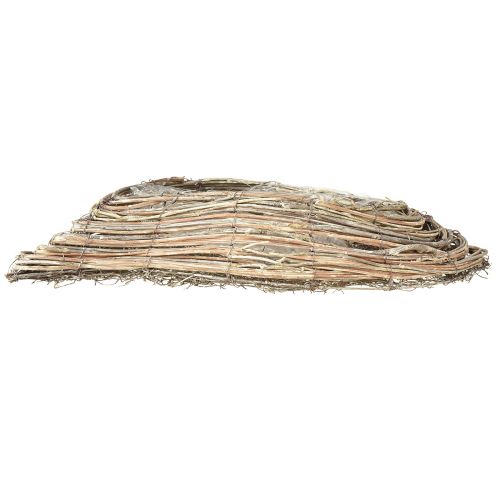 Prodotto Pianta barca pianta onda rattan bianco naturale 45x16 cm