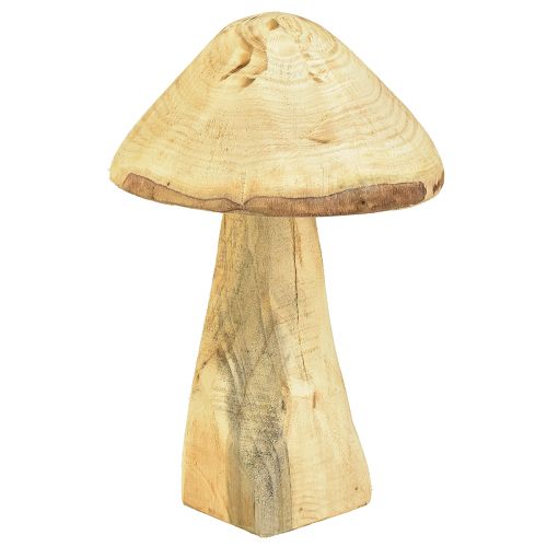 Floristik24 Fungo decorativo naturale in legno di olmo fungo di legno 27 cm
