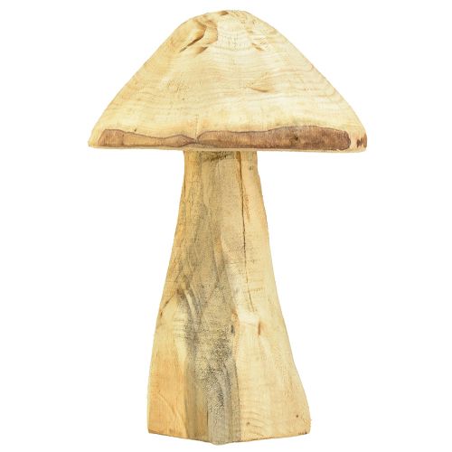 Floristik24 Fungo decorativo naturale in legno di olmo fungo di legno 27 cm