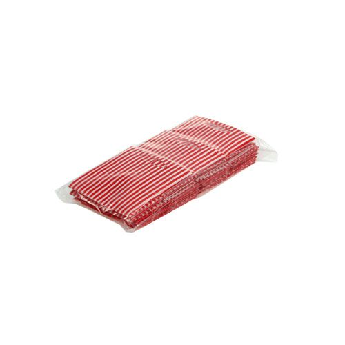 Floristik24 Sacchetto di plastica tipo rosso. 6,5 cm x 6,5 cm 12 pezzi