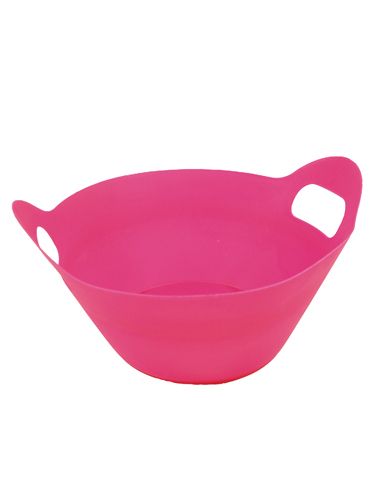 Floristik24 Ciotole in plastica con manici Ø27cm 8 pezzi. rosa