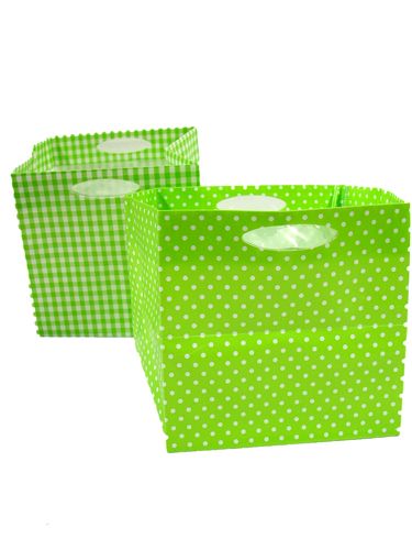 Floristik24 Busta di plastica 10,5x10,5 cm 16 pezzi verde