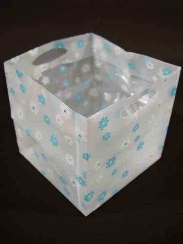 Floristik24 Sacchetto di plastica 12x12 cm 12 pezzi. ordinato