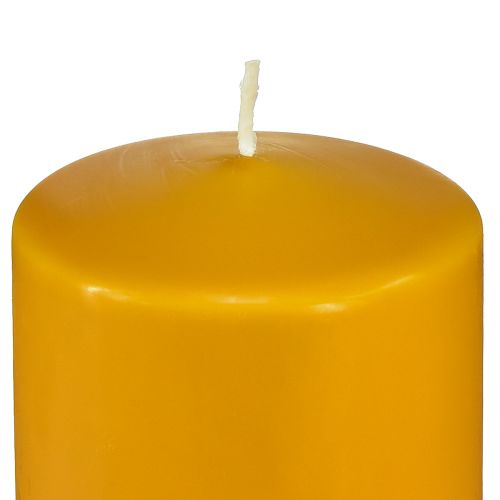 Prodotto Candela a colonna PURE giallo miele Candele Wenzel 130/70mm