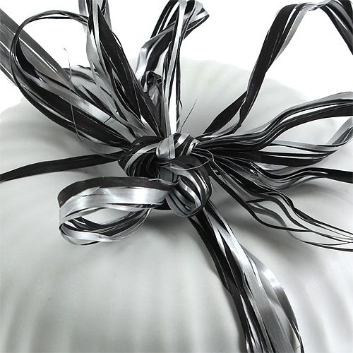 Prodotto Nastro in rafia nastro regalo argento nero nastro decorativo 200m