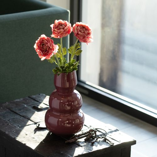 Prodotto Ranuncolo artificiale come bouquet per una decorazione elegante e di facile manutenzione, 51 cm, 3 pezzi