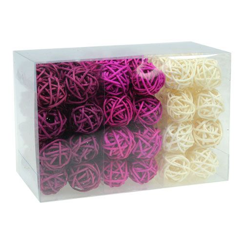 Floristik24 Assortimento lataball 3cm Erika 72 pz