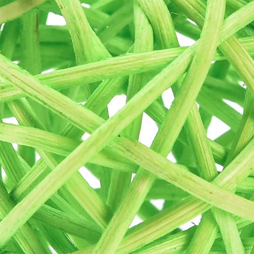 Prodotto Palline in rattan decorazione da tavolo rattan verde giallo arancione assortite Ø5cm 24 pezzi