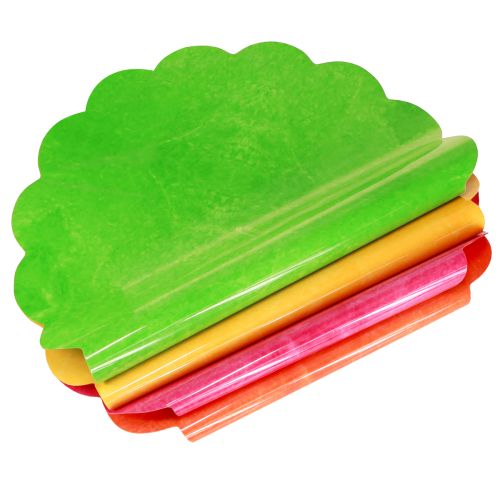 Polsini rondella marmorizzati Ø37cm Assortiti 100 pezzi