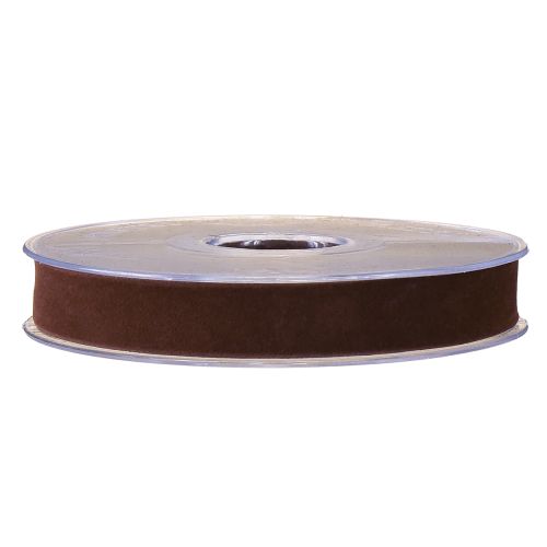 Prodotto Nastro di velluto marrone decorativo 15mm 7m