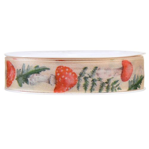 Prodotto Nastro decorativo agarico volante W25mm L18m
