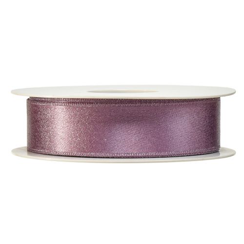 Prodotto Nastro decorativo, nastro lucido, rosa, larghezza 25 mm, lunghezza 20 m
