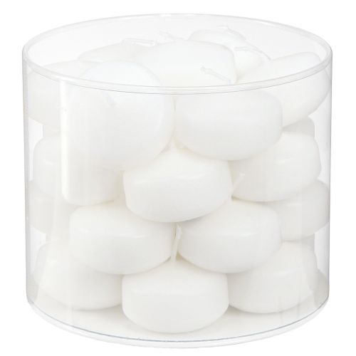 Prodotto Candele galleggianti bianche 4,5 cm 28 pz