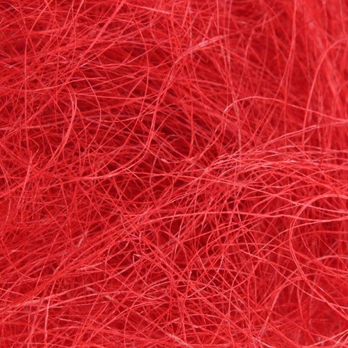 Prodotto Sisal rosso, decorazione natalizia, lana sisal 300g