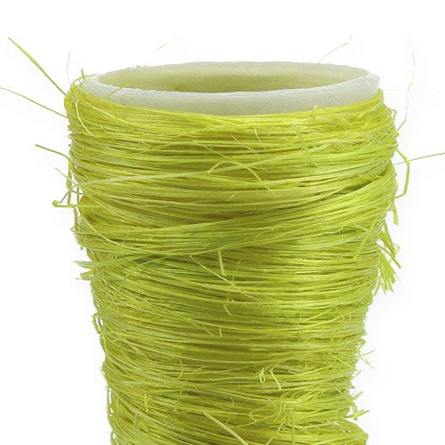 Floristik24 Borsa in sisal verde chiaro Ø4,5cm L60cm 5 pezzi