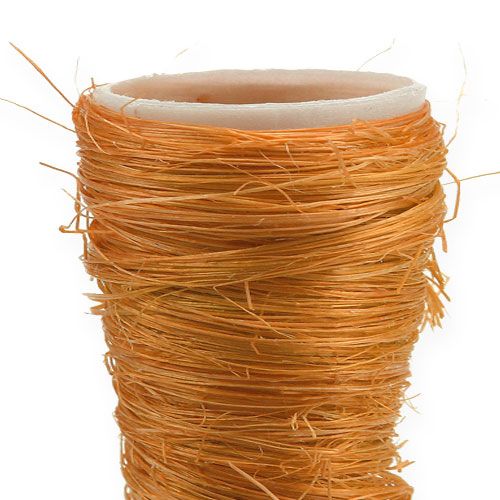 Floristik24 Vaso a punta Sisal arancione Ø4,5cm L60cm 5 pezzi