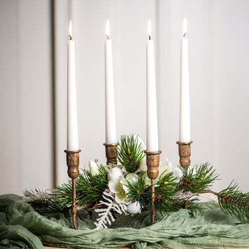 Prodotto Candele coniche 250/23 candele bianche 12 pezzi