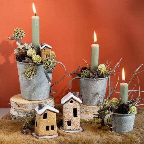 Gaethra® Candelabro Nero, 6 Pezzi Portacandele Etallo, Robusti E
