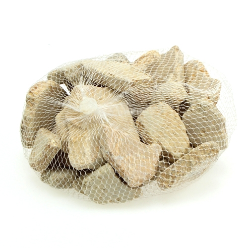 Floristik24 Pietre mosaico in rete marrone chiaro opaco 3cm - 8cm 1kg