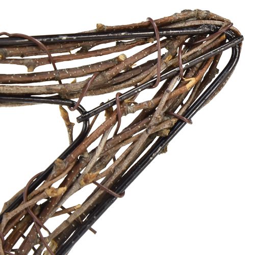 Prodotto Stelle da appendere per ghirlanda di porta salice naturale 28 cm 4 pezzi