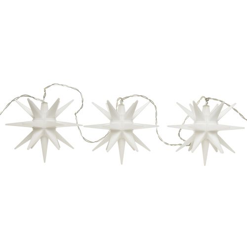 Prodotto Catena luminosa stellata LED bianco timer da interno esterno 225cm