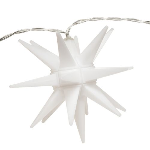 Prodotto Catena luminosa stellata LED bianco timer da interno esterno 225cm
