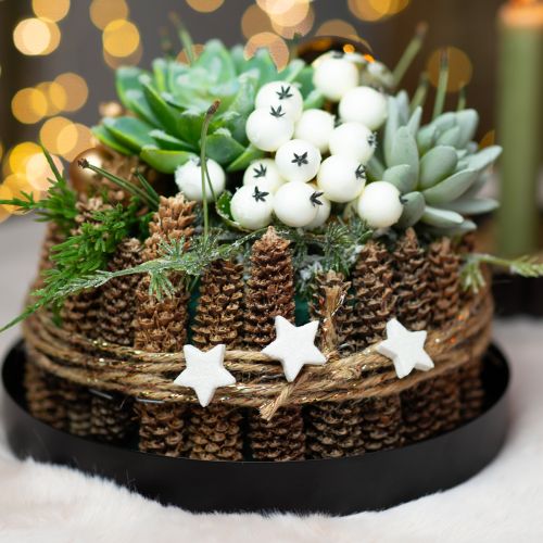 Prodotto Stelle sparse con crema glitterata 2,5 cm 96 pezzi