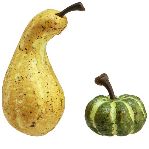 Prodotto Decorazioni sparse decorazioni autunnali zucche giallo verde Ø2–4,5 cm 12 pz