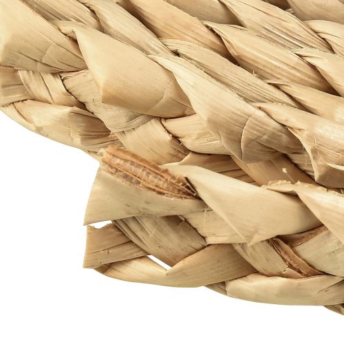 Prodotto Nastro decorativo in paglia nastro decorativo intrecciato per gioielli naturale W2cm L4m