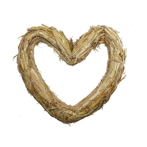 Prodotto Cuore in paglia 22x24 cm