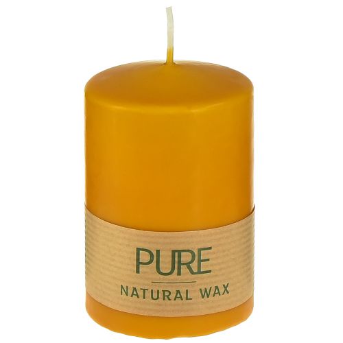 Candela a colonna Candele Wenzel Candele PURE stearina miele 90x60mm