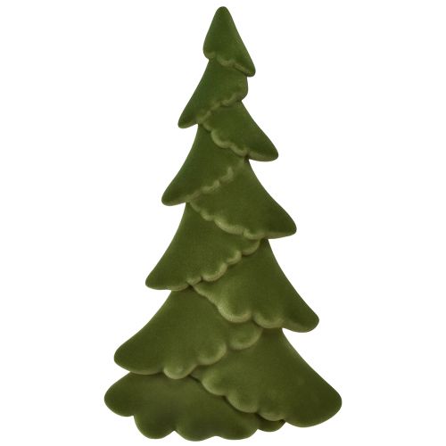 Prodotto Decorazione per albero di Natale Albero di Natale in abete floccato verde 76 cm