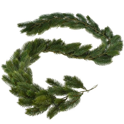 Floristik24 Ghirlanda di abete rotonda ghirlanda natalizia verde 190 cm