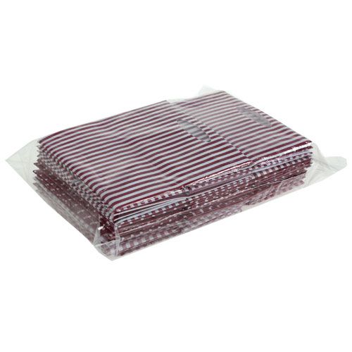 Floristik24 Sacchetto di plastica tipo bordeaux. 12 cm x 12 cm 12 pezzi