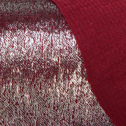 Prodotto Nastro decorativo da tavolo Nastro decorativo con frange dorate bordeaux L28cm L2,5m