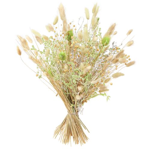 Prodotto Mazzo secco di cardi avena lino menta bianco naturale 40cm 80g