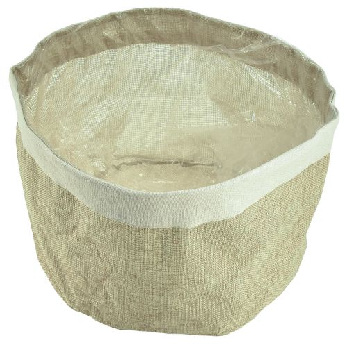 Prodotto Cesto portaoggetti in juta naturale Ø26cm H21cm 3 pezzi